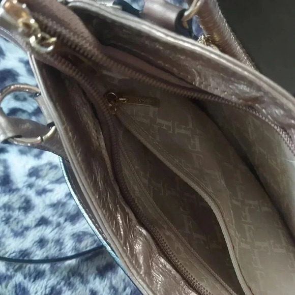 Claudio Ferrici | Mini Moto Bag Champaing Color Leather with Gold Hardware - Picture 6 of 13